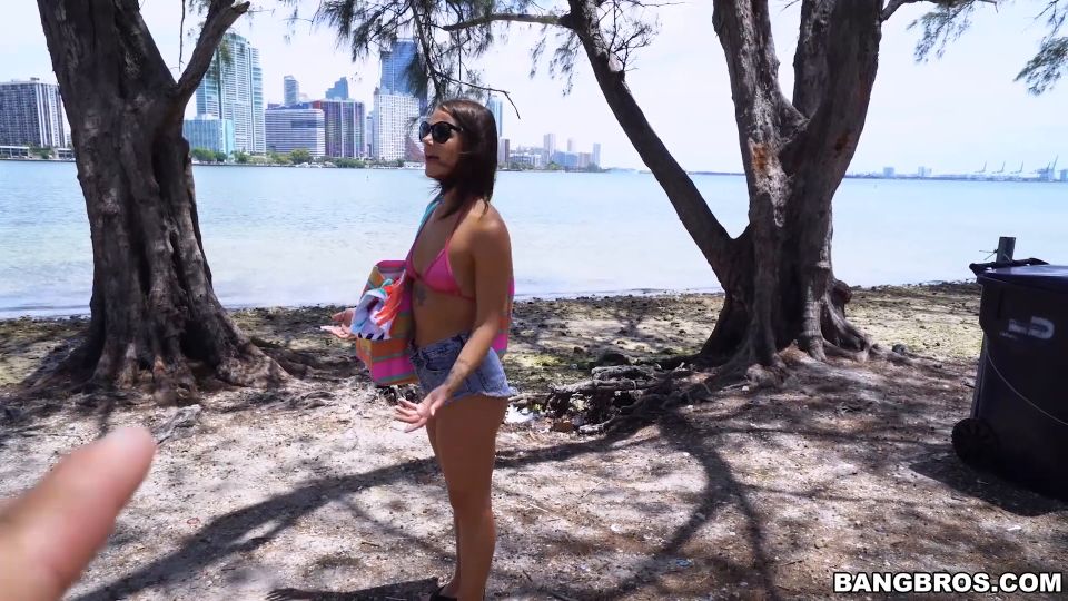  Naughty Fun In Miami With Brunette Teen Evelin Stone