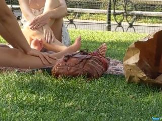 Public park frontal upskirt-7