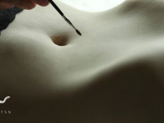 online porn clip 19 hardcore fuck hd videos Up Close Navel Tickle W Tiny Paintbrush, vip clips on muscle-8