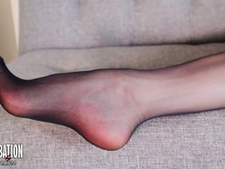 The Best Pantyhose Feet Sucking And Masturbatrion Video You Will Ever N.-0