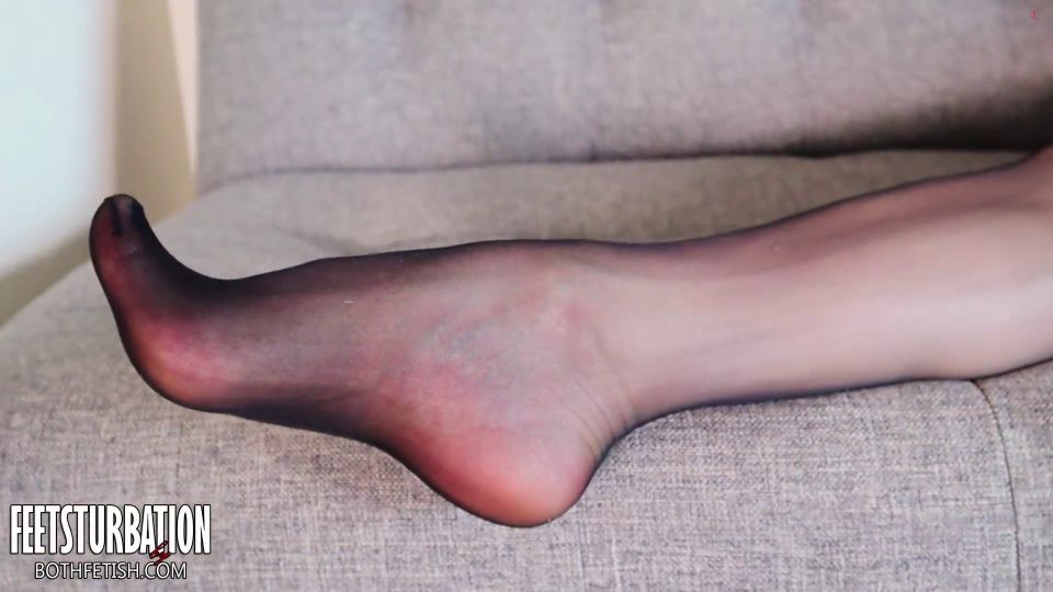 The Best Pantyhose Feet Sucking And Masturbatrion Video You Will Ever N.