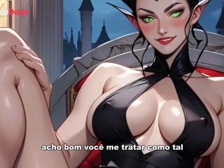 [GetFreeDays.com] Malvola fodendo com seu prisioneiro e guiando sua punheta - Hentai JOI Punheta Guiada Porn Leak October 2022-1