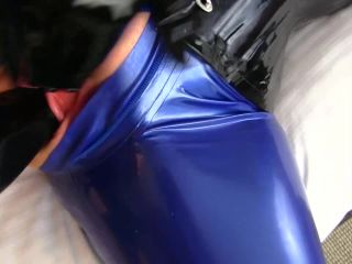 [GetFreeDays.com] Latexkittyxxx Blue Suit Slut P2 latex vr porn-5