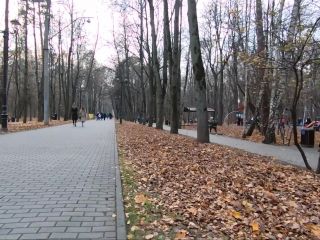 Redkittycat - Walking around City Park with Stepsister and Making Public Sex in Forest , blowjob ddf xxx on blowjob -1