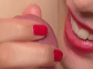 Sensual teasing close up blowjob!-3