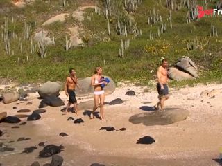 [GetFreeDays.com] Milf with blonde hair anal in group sex on the beach Adult Film February 2023-0