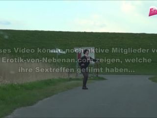 6236 German Granny Hitchhiker By Car And Outdoor Riding-0