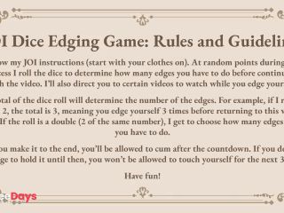 [GetFreeDays.com] JOI Dice Edging Game Can You Make It Until the End Without Cumming Porn Video November 2022-0