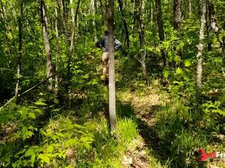 [GetFreeDays.com] This girl loves to walk with her bare ass in the forest Sex Stream June 2023-3