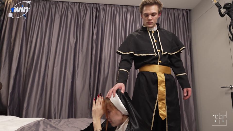 online xxx video 8 amateurs tit bdsm LunaRishi - A priest teaches a nun obedience, cum in mouth on tattoo