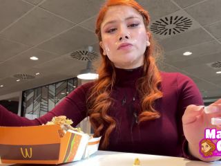 xxx video 43 Marina Gold – Cum Drenched Teen Eats A Burger Bukkake - fetish - bukkake porn vr fetish-5