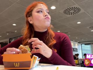 xxx video 43 Marina Gold – Cum Drenched Teen Eats A Burger Bukkake - fetish - bukkake porn vr fetish-7