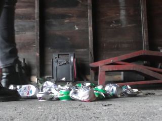 Aluminum Can Crushing In Combat Boots 1080p-9