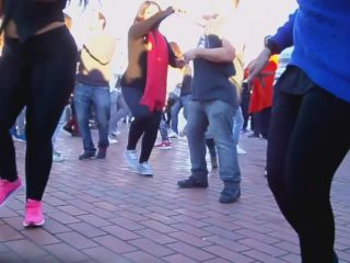 Chubby girl dances  salsa-1