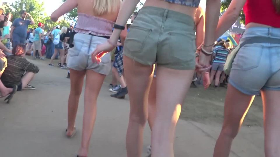 Adorable teen lesbians holding hands in public lesbian 