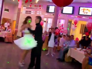 Acrobatic wedding dance reveals  panties-5