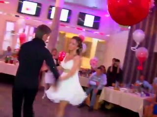 Acrobatic wedding dance reveals  panties-6