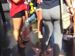 Adorable round ass in tight yoga  pants-7