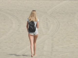 Mystery cutie comes to the beach and goes away-5
