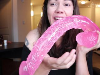 Worship My Long Pink Cock Strapon!-4