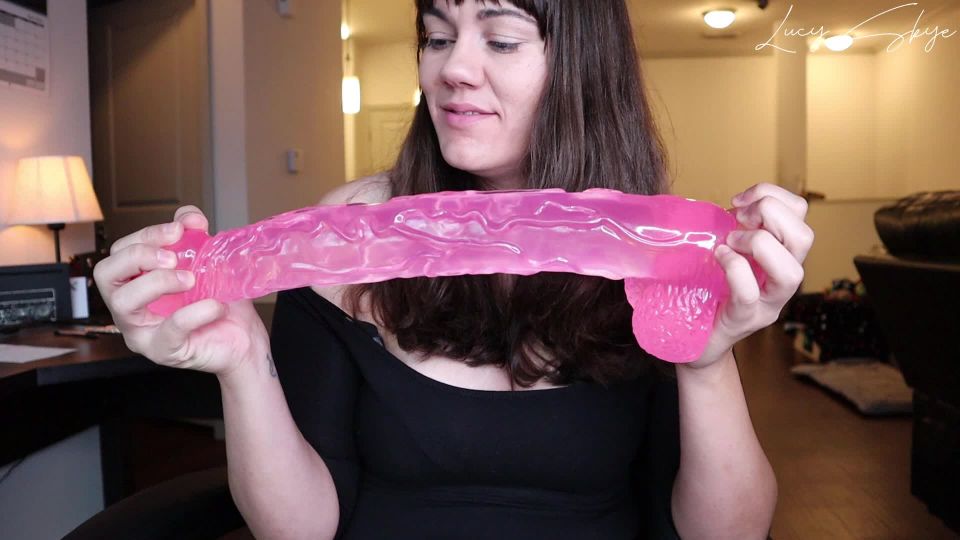 Worship My Long Pink Cock Strapon!