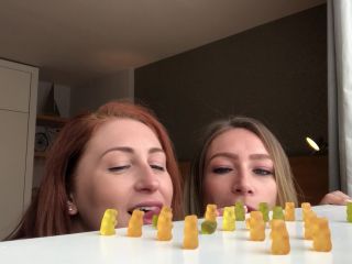 Ava_Austen Double Giantess - Eating Shrunken people - Food & Object Crush-2