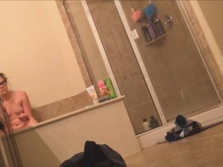 Sister's vanity spied in  bathroom-2