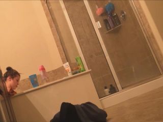 Sister's vanity spied in  bathroom-9