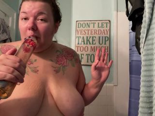 M@nyV1ds - rubberfoxx - Topless Smoking with a Big Ass Pipe-3