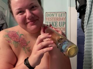 M@nyV1ds - rubberfoxx - Topless Smoking with a Big Ass Pipe-8