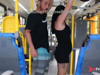 [GetFreeDays.com] Old man with the encoxada and masturbates until he cums on the brunette inside the bus Sex Video May 2023-1