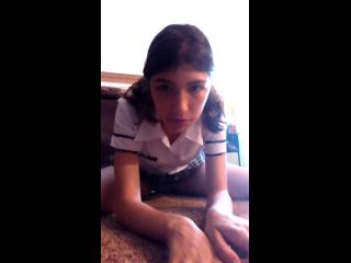 Annabelle Bestia - Big Brother School girl Skype call-0