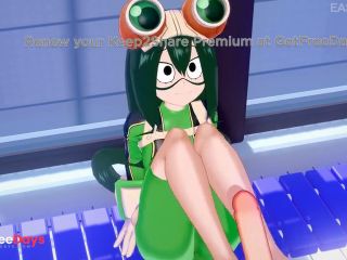 [GetFreeDays.com] Tsuyu Asui Footjob animation My Hero Academia Adult Film February 2023-2