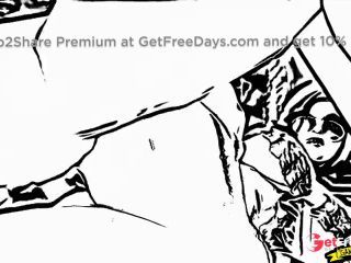 [GetFreeDays.com] Psychedelic Sauna - 2D Manga Style Version Porn Clip December 2022-1