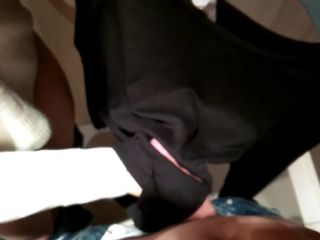 Amateur - Sex in Public Dress Room Cum on Sweatshirt and get it back-3