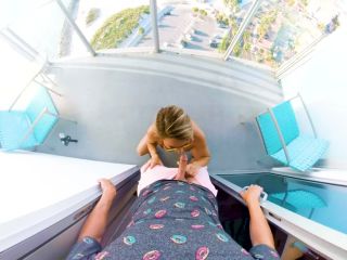 Porn online PoundPie3 - Vr Exhibitionist Beach Bunny Gets Fucked Over a Public Balcony & Swallows¡-2