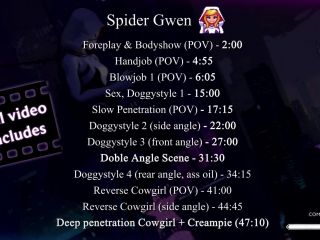 Spider Gwen Gives You a POV Eye Contact Blowjob Part 1   SweetDa...-2