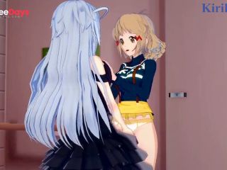 [GetFreeDays.com] Hibiki Tachibana and Bodewig intense lesbian play. - Symphogear and Infinite Stratos Hentai Adult Film July 2023-0