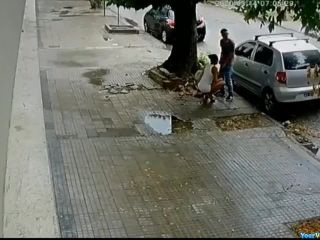 Blowjob caught in the street-7