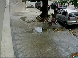 Blowjob caught in the street-8