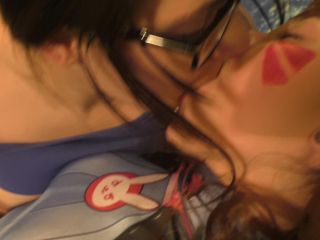 [Amateur] D. va and Mei Lesbian Оverwatch Сosplay-6