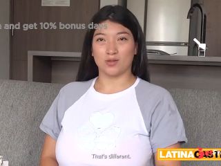 [GetFreeDays.com] HUGE TITS Thick Latina Tit Fuck And Deepthroat In Fake Job Casting Adult Clip February 2023-1