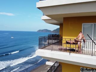 [Amateur] Fucking on the Penthouse balcony in Jaco Beach Costa Rica-9