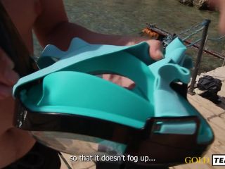 free porn clip 6  ModelsPorn - Cheating With The leaner While Loser Husband Swims In The Sea [FullHD 1080p], teens on teen-0