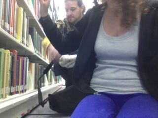 adult xxx clip 34 Blue Eyed Gypsy – 3 sum in public library during FINALS | public flashing | public blowjob cum 1080-7