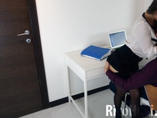Rico Hugi - Blonde POV Blowjob my Big Dick and Cum Swallow at the Office  - 2019-2