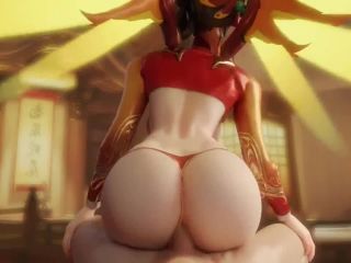  8576 – Zhuque Mercy Giving A Nice Blowjob – 3D Video, cartoon on 3d porn-9