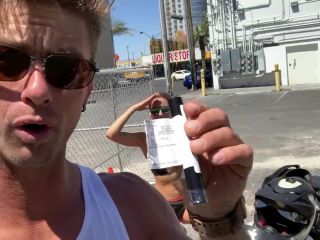 SparksGoWild - Smoking a Joint and Fucking on Top of a Parking Garage in Las Vegas  on blonde karma big tits-6