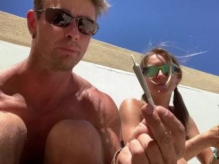 SparksGoWild - Smoking a Joint and Fucking on Top of a Parking Garage in Las Vegas  on blonde karma big tits-9