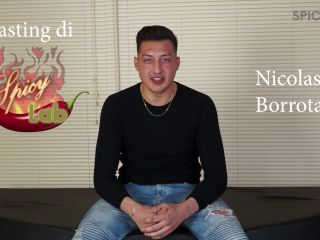 The Casting Of Nicolas Borrotanto, Young Guy With Big Dick, With Hot Bu-1